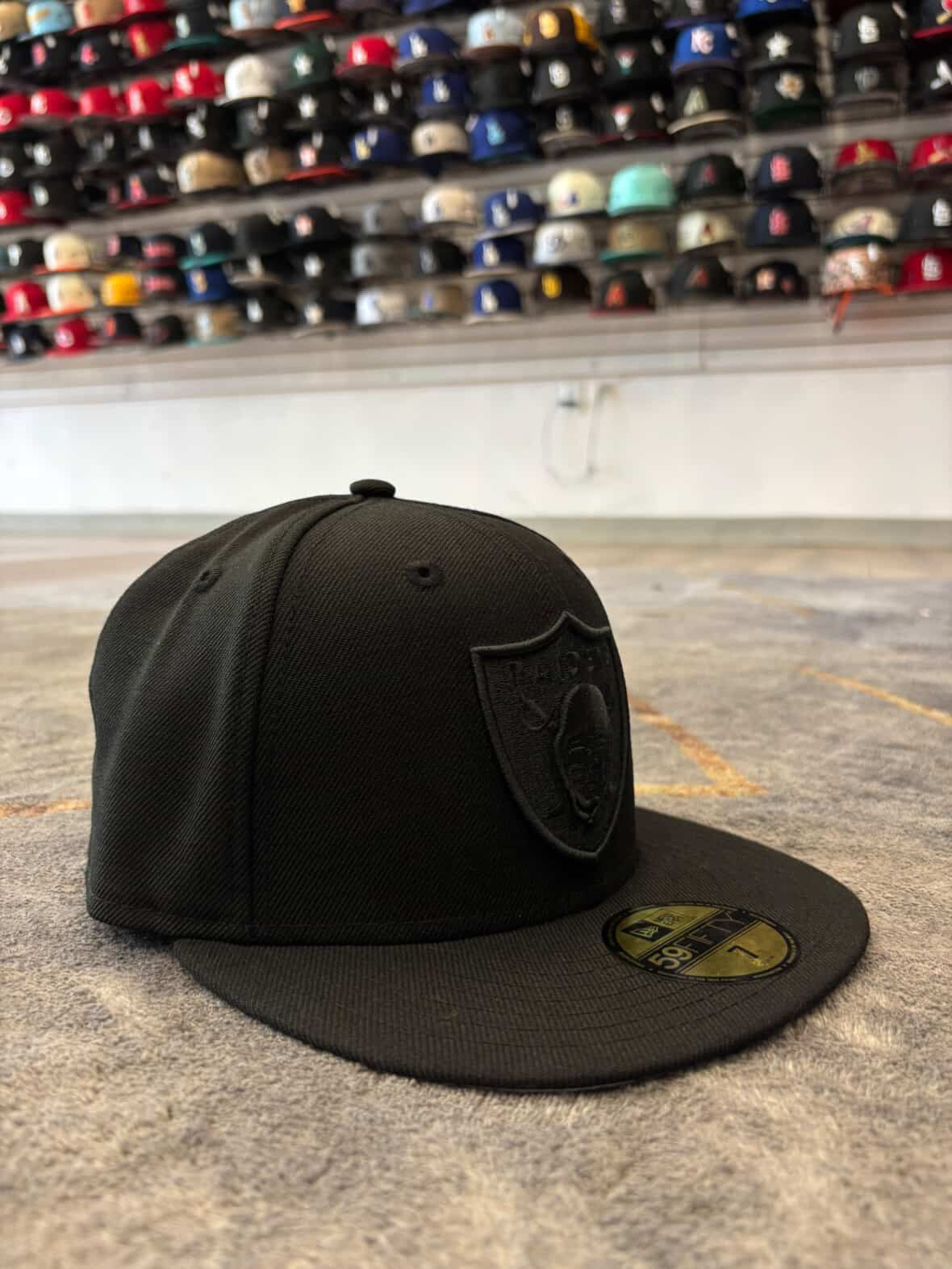 LV RAIDERS BLACK OUT EDITION FITTED HAT