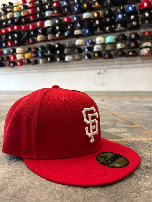 SF GAINTS RED FITTED HAT