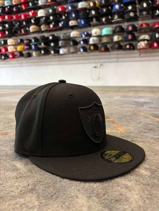 LV RAIDERS BLACK OUT EDITION FITTED HAT